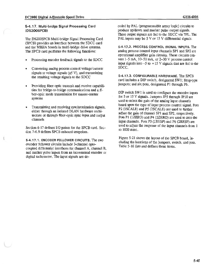 First Page Image of DS200SPCBG1AAA Data Sheet GEH-6005.pdf